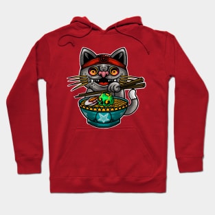 Cat ramen Hoodie